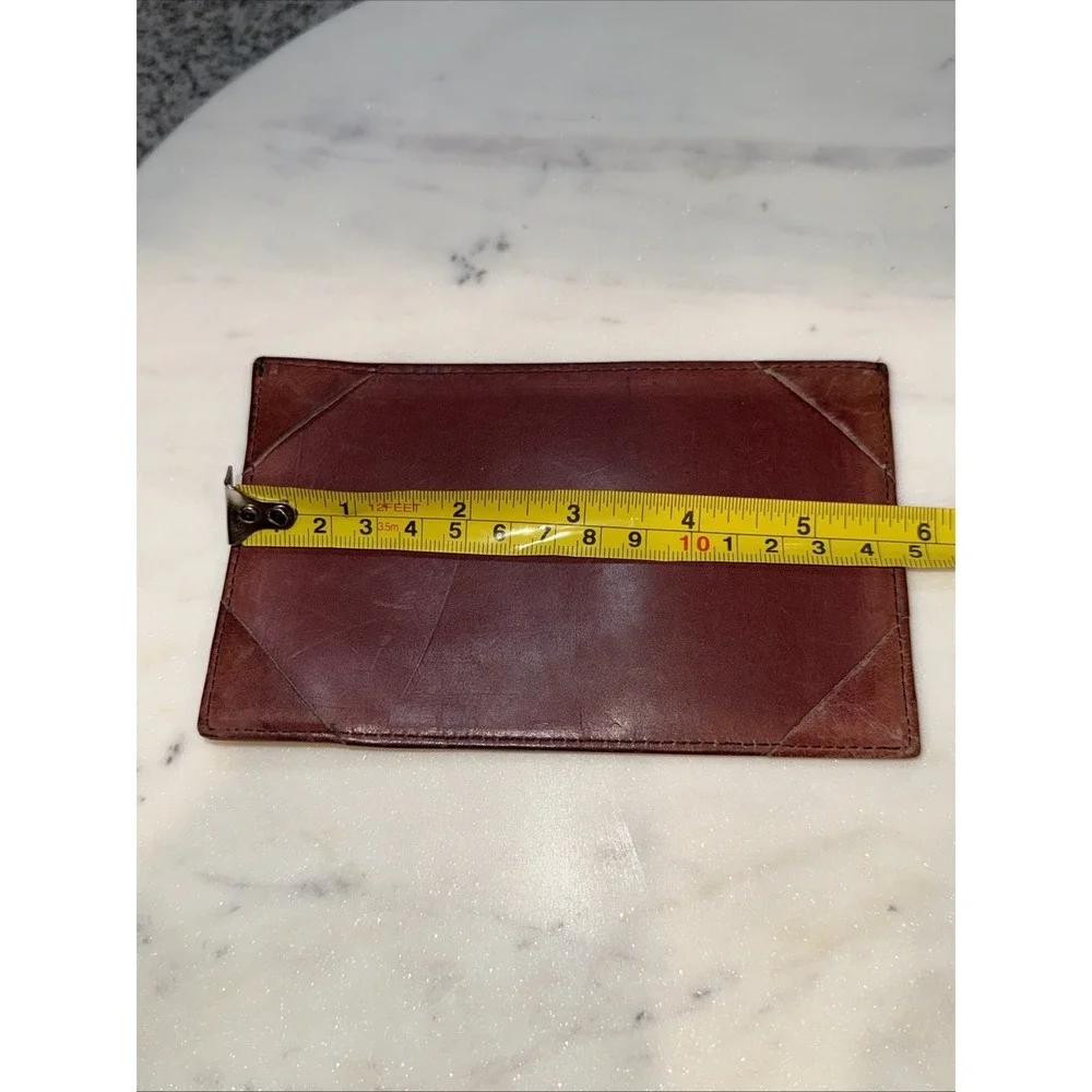 Carlo Amboldi Calfskin Leather Brown‎ Wallet 6x3.5